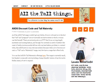 Tablet Screenshot of allthetallthings.com